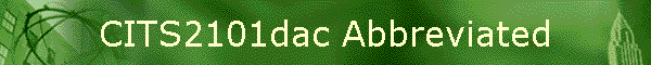 CITS2101dac Abbreviated