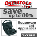 Save up to 80% everyday on Houswares & Appliances at Overstock.com!